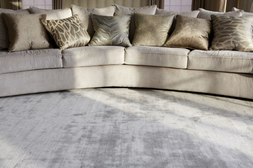 Katherine Carnaby Chrome Silver Rug