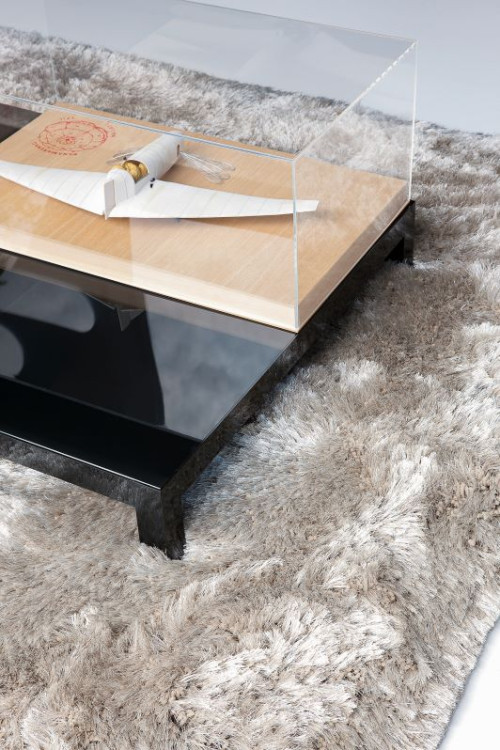 Ligne Pure Adore Luxury Fluffy Rug Taupe