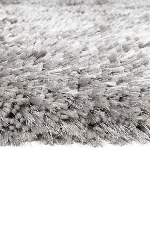 Ligne Pure Adore Luxury Fluffy Silver Rug