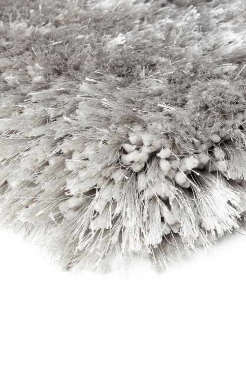 Ligne Pure Adore Luxury Fluffy Silver Rug